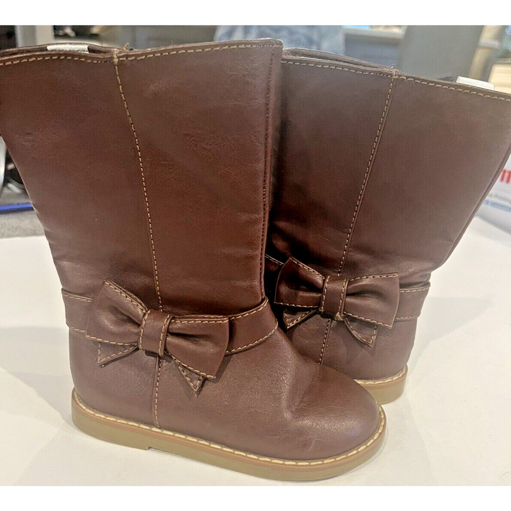Baby Gap, Girls, Brown Bow Boots, toddler size 8